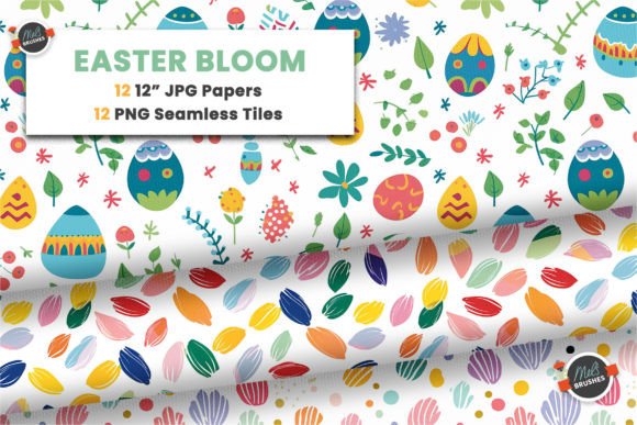 12 Easter Papers Seamless Patterns: A Springtime Symphony