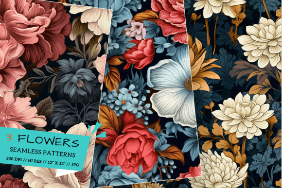 Classic Floral Patterns and Retro Patterns: A Guide to Premium Digital Papers for Creative Projects