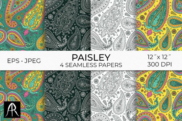 Elevating Design with Paisley Seamless Patterns Mughal Paper: A Bridge Between Heritage and Modern Creativity