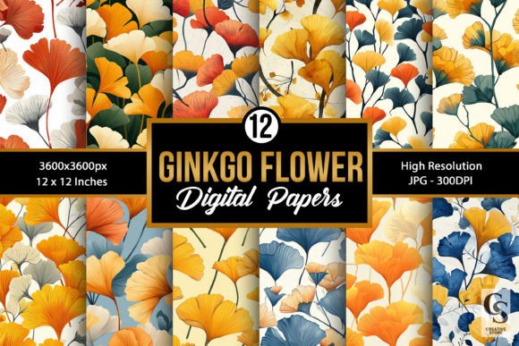Ginkgo Flowers Seamless Patterns: A Practical Guide to Elevating Your Digital Craft Projects