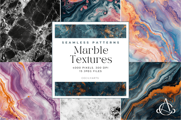 Marble Textures Seamless Patterns: The Ultimate Digital Paper Collection for Creative Projects