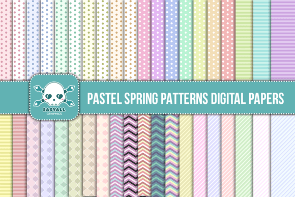 Pastel Spring Patterns for Modern Design