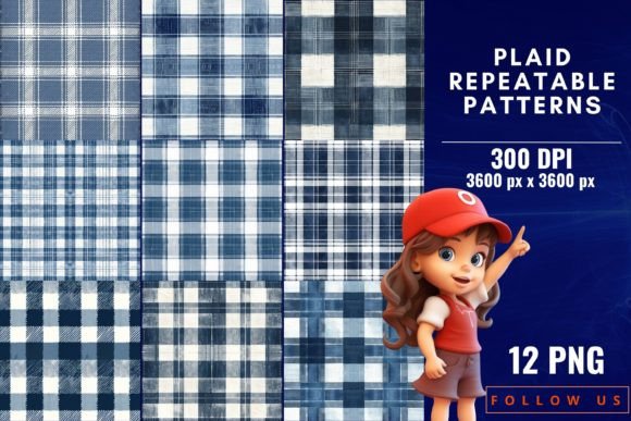 Plaid Repeatable Patterns for Design