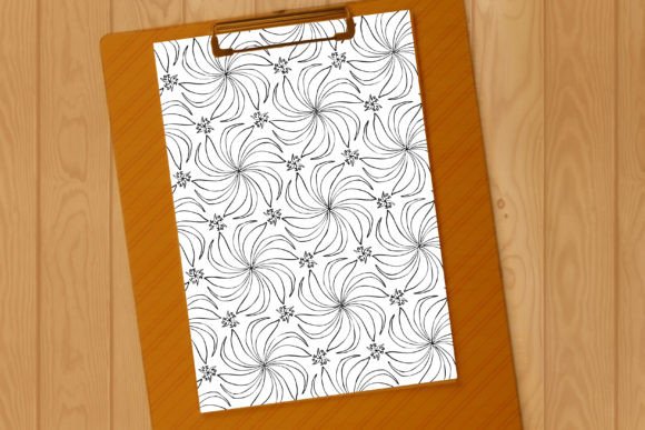 Spiral Blossums Patterns: A Versatile Vector Asset for Designers