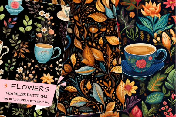 Unlocking Creativity with Whimsical Coffee Digital Paper, Patterns