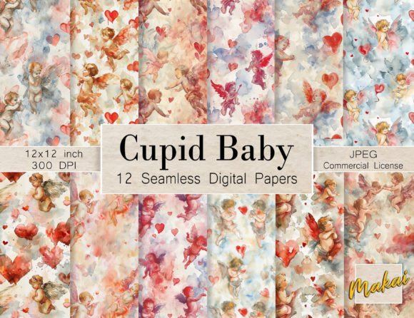 Unlocking the Magic of Valentine Cupids Seamless Patterns for Creative Projects
