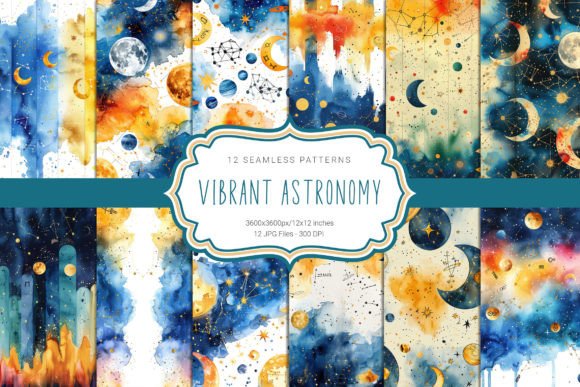 Vibrant Astronomy Seamless Patterns: A Practical Review for Creative Professionals